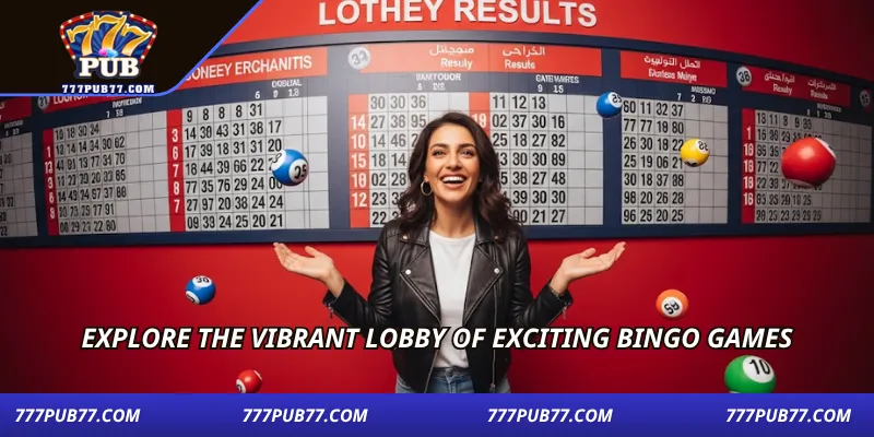 Explore the vibrant lobby of exciting Bingo games