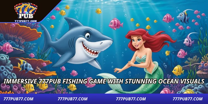 Immersive 777pub Fishing game with stunning ocean visuals