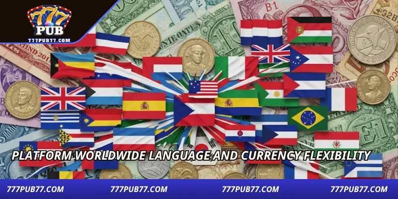 Platform worldwide language and currency flexibility