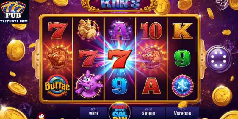 Mobile slot gaming interface optimized for promotional play.
