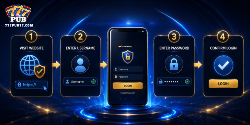 Simple TA777 Login Process
